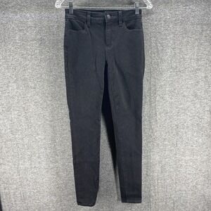 American Eagle High Rise Jegging Jeans Womens 0 Black Dream Stretch Skinny Denim